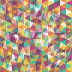 abstract retro geometric seamless pattern