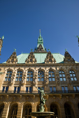 Naklejka premium Hamburger Rathaus