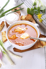 fresh borsch