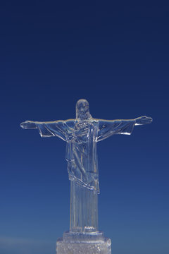 Rio Christ the Redeemer Souvenir Blue Sky