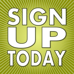  symbol on fresh green background