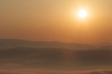 Morning in carpatian