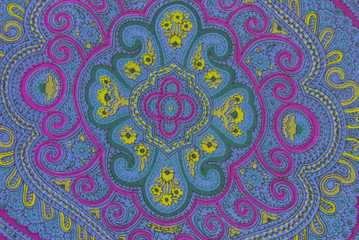 floral arnomental fabric texture