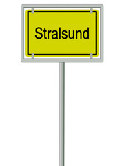 Stralsund - Ortsschild