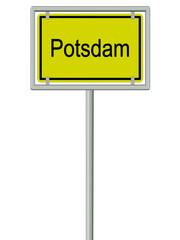 Potsdam - Ortsschild
