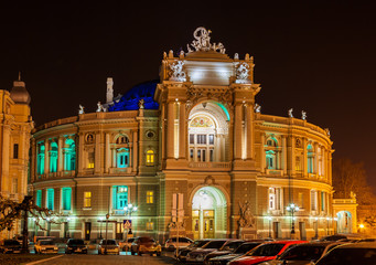 Fototapeta na wymiar Odessa Teatr Opery i Baletu - Ukraina