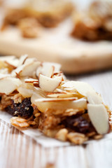Homemade granola bars