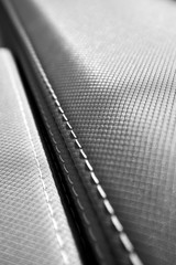 black and white sewing leather texture