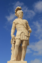 Statue de Bertrand Du Guesclin Cours Saint-André à Nantes