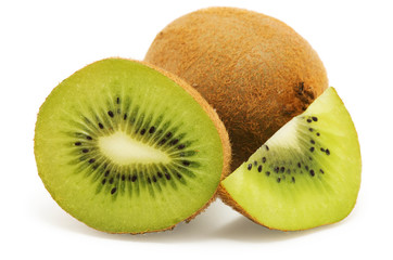 Fototapeta premium Kiwi fruit sliced segments