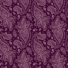 Seamless Paisley background.