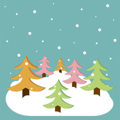 Vector christmas background