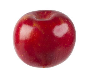 Fresh ripe apple on white background