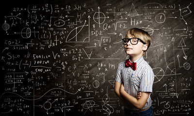 Smart schoolboy