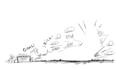 Obraz premium Football strategy