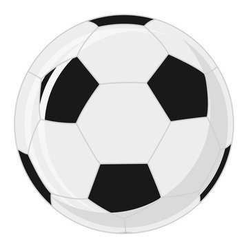 Soccer Ball Isolated On White Background