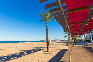 Gandia beach in Valencia at Mediterranean Spain