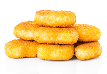 chicken nuggets isolated