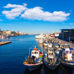 Gandia port puerto Valencia in Mediterranean Spain
