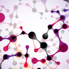 beautiful structure of the DNA molecule
