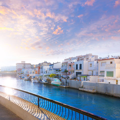 Gandia port Valencia sunset Mediterranean Spain