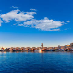 Fototapeta na wymiar Gandia port puerto Valencia in Mediterranean Spain