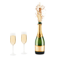 bottle of champagne - 63439765