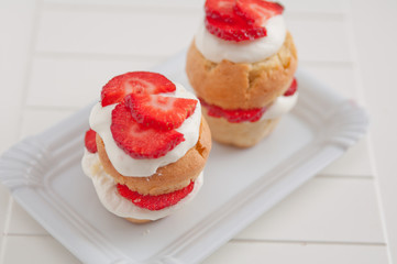 Erdbeer Shortcake Cupcakes