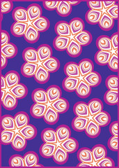 Flower pattern background