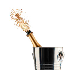 bottle of champagne © Valeriy Lebedev