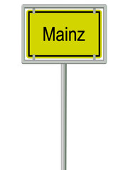 Mainz - Ortsschild