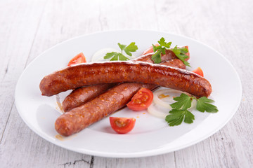 grilled sausage