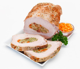 Gefüllter Frühlingsbraten