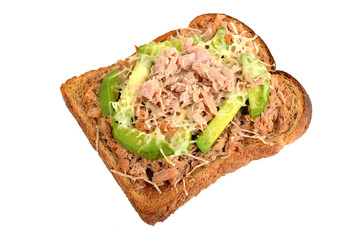 Tuna and Avocado Melt
