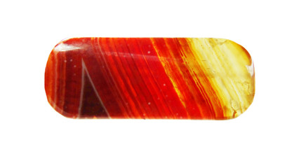 red agate geological crystal
