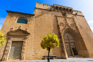 Fototapeta na wymiar Javea Xabia Sant Bertomeu kościół Alicante Hiszpania