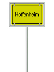 Hoffenheim - Ortsschild
