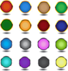 16 multi-coloured web of elements