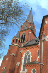 Fototapeta premium Kreuzeskirche Duisburg Marxloh