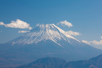 櫛形山からの富士山