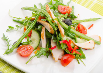 Fresh vegetables salad