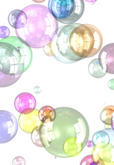 カラフルな球体