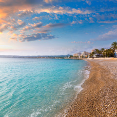 Javea Xabia Playa La Grava beach in Alicante Spain