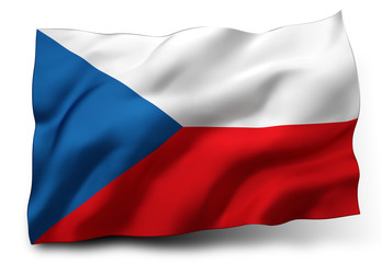flag of Czech Republic - obrazy, fototapety, plakaty