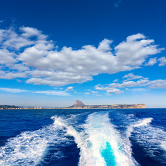 javea with mongo and san antonio cape from boat
