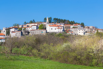 Fototapeta na wymiar Village of Stanjel, Slovenia, Europe.