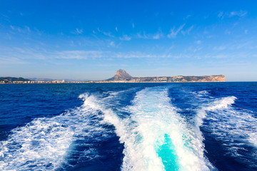 javea with mongo and san antonio cape from boat