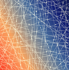 Gradient netting texture with dots