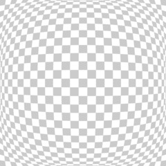 abstract square tile perspective fish eye lens white and gray te