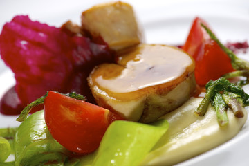 Chicken with beets